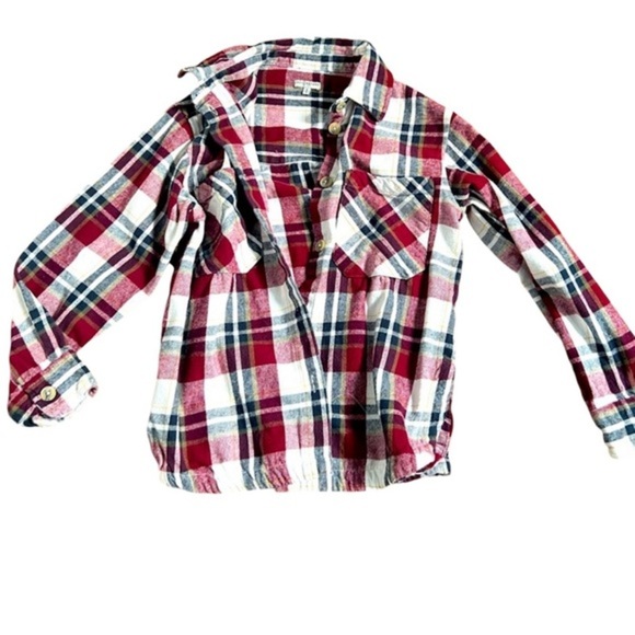 Lucky Brand Long Sleeve Plaid - Picture 1 of 7